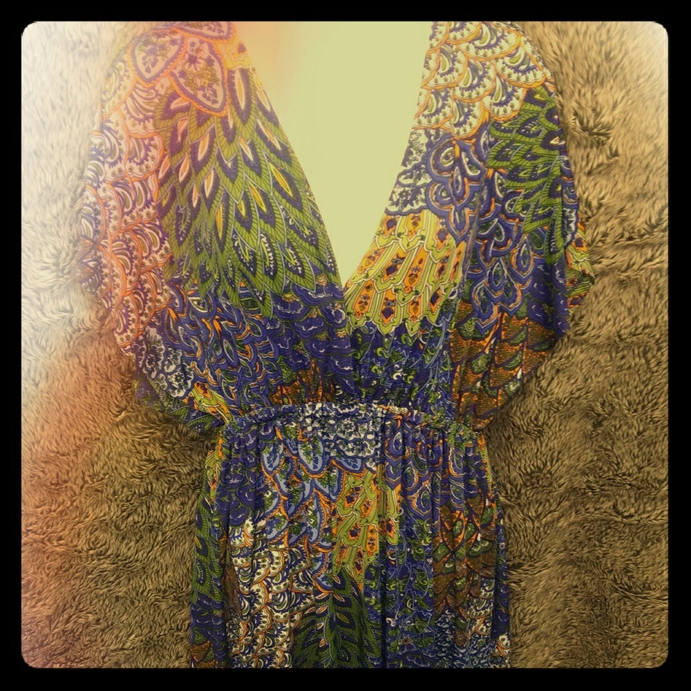 Soft slinky, knee length dress
